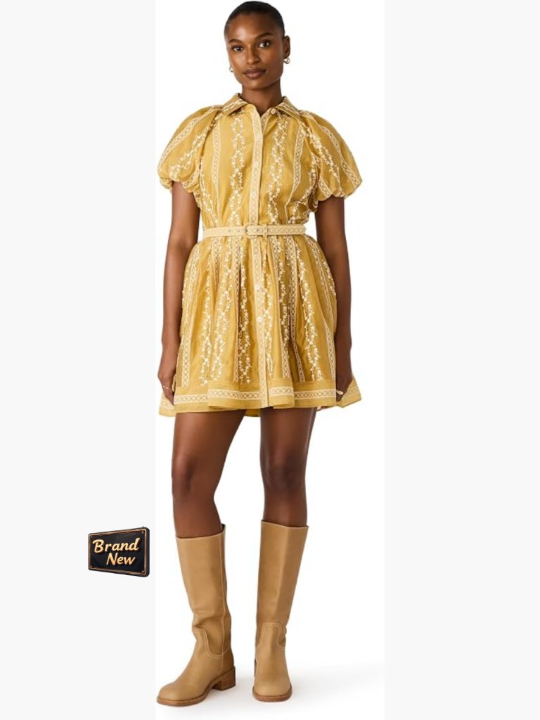 Women's Casual Short Sleeve Fit & Flare Dress